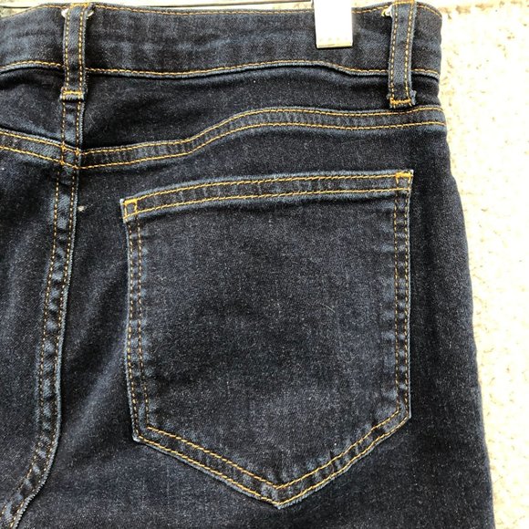 Boden Womens Trafalgar Straight Leg Jeans Size 4P Blue Dark Wash Mid Rise - Picture 7 of 12